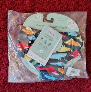 Green Sprouts Eco Pull Up Swim Diaper Whale Print
